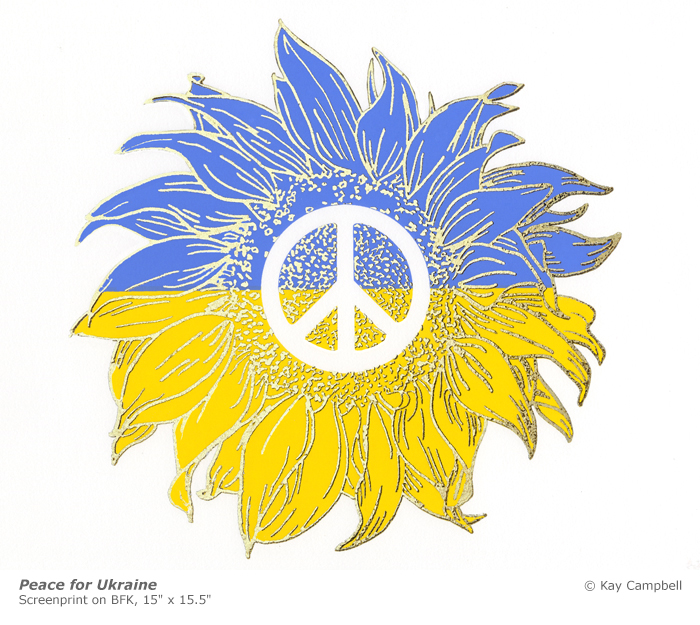 Sunflower Image - Peace For Ukraine